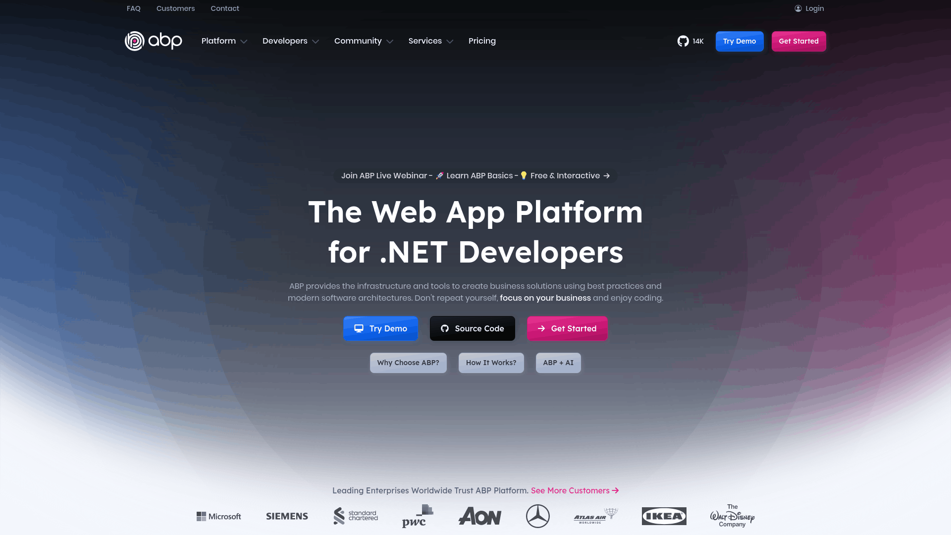 Screenshot of ABP