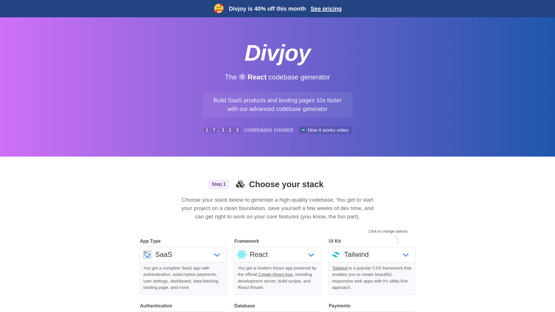 Screenshot of Divjoy
