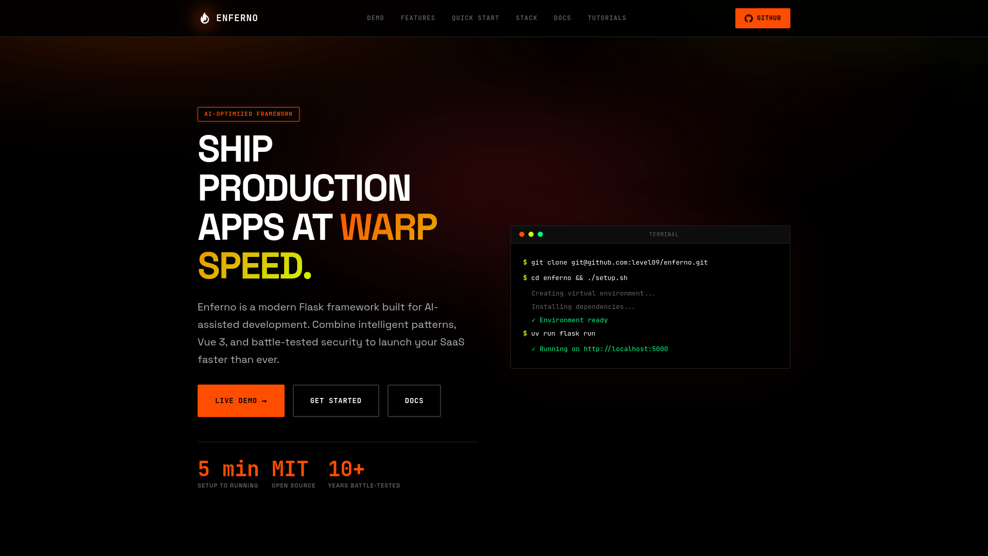 Screenshot of Enferno