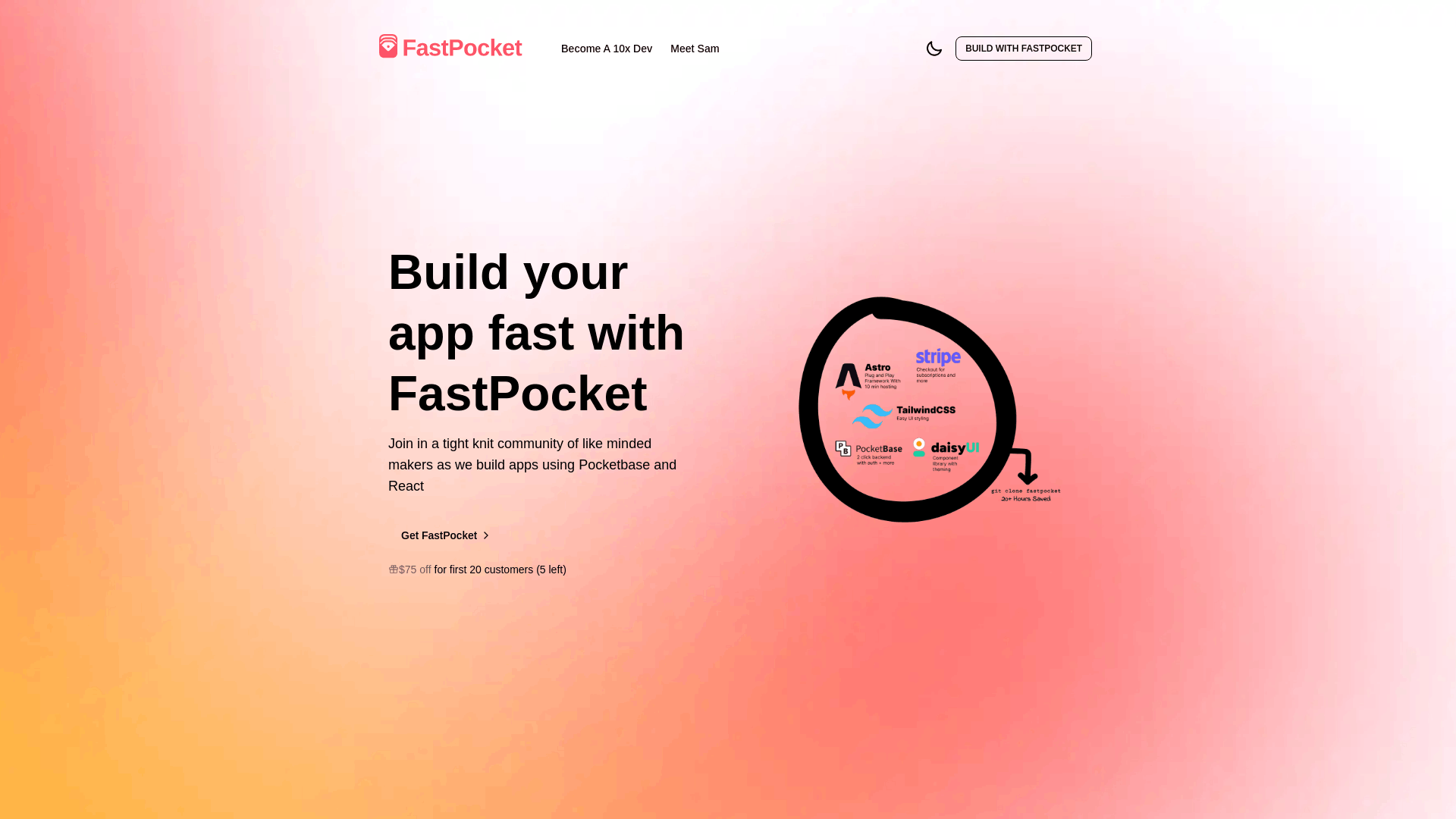 Screenshot of FastPocket