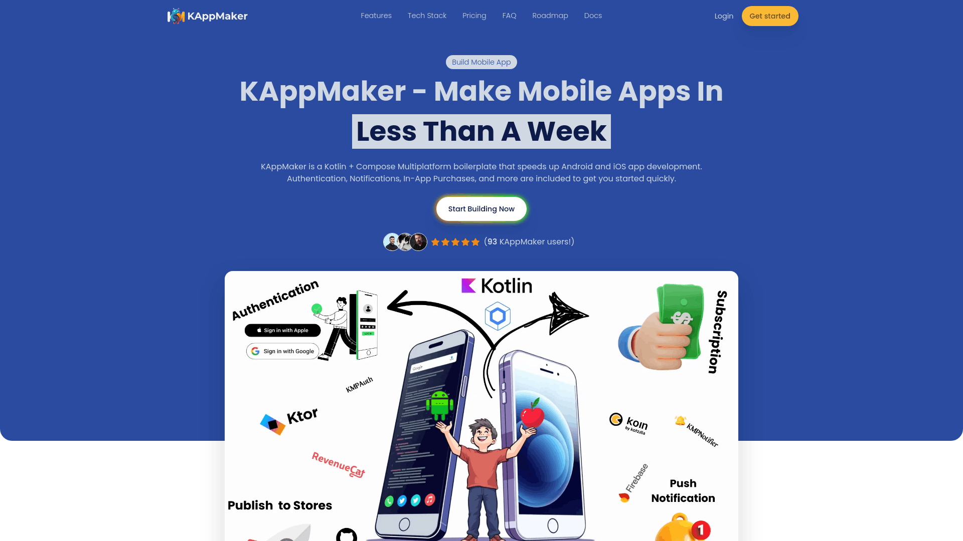 Screenshot of KAppMaker