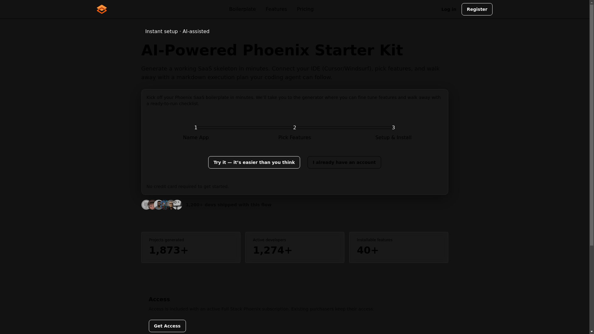 Screenshot of LiveSaaSKit