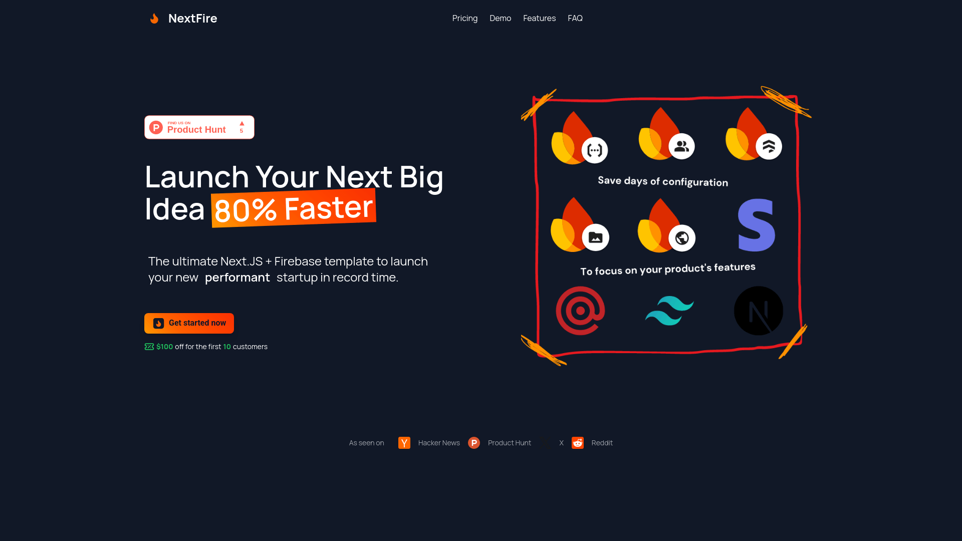 Screenshot of NextFire