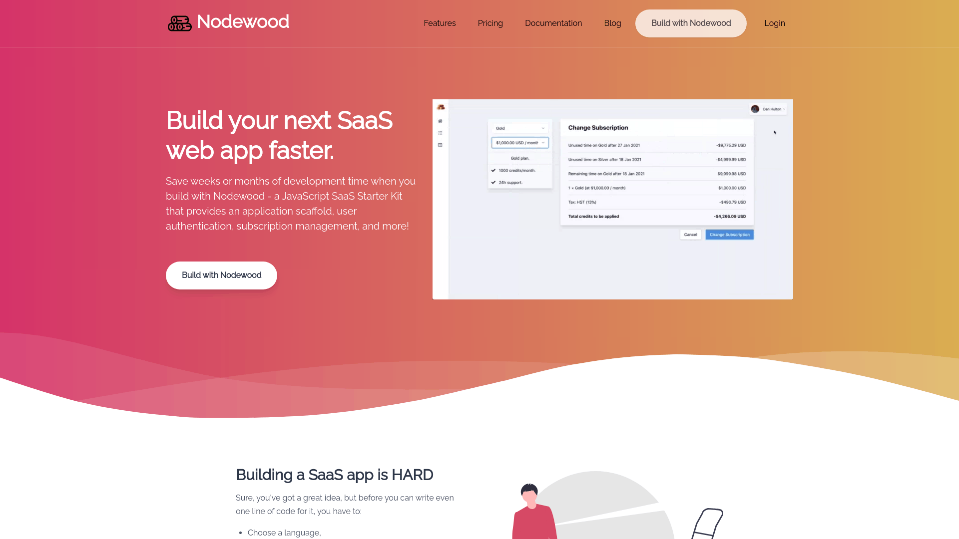 Screenshot of Nodewood