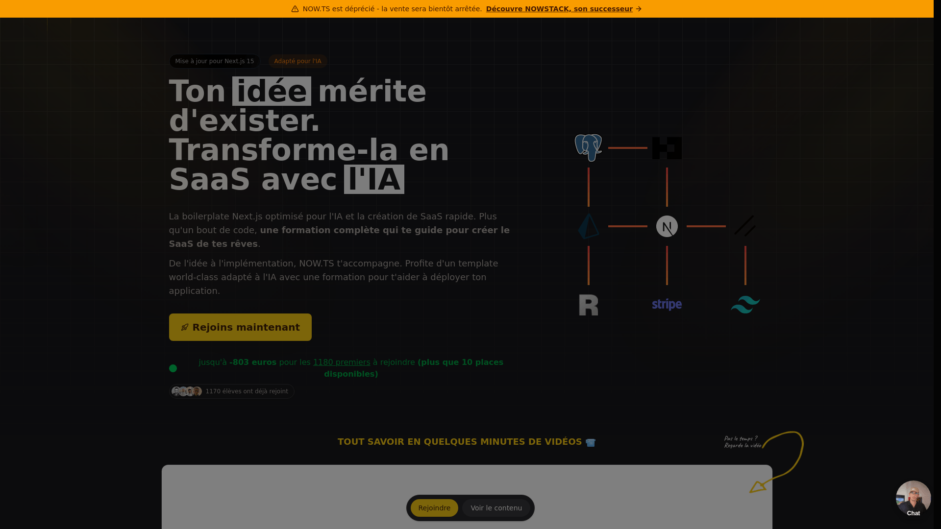 Screenshot of NowTs