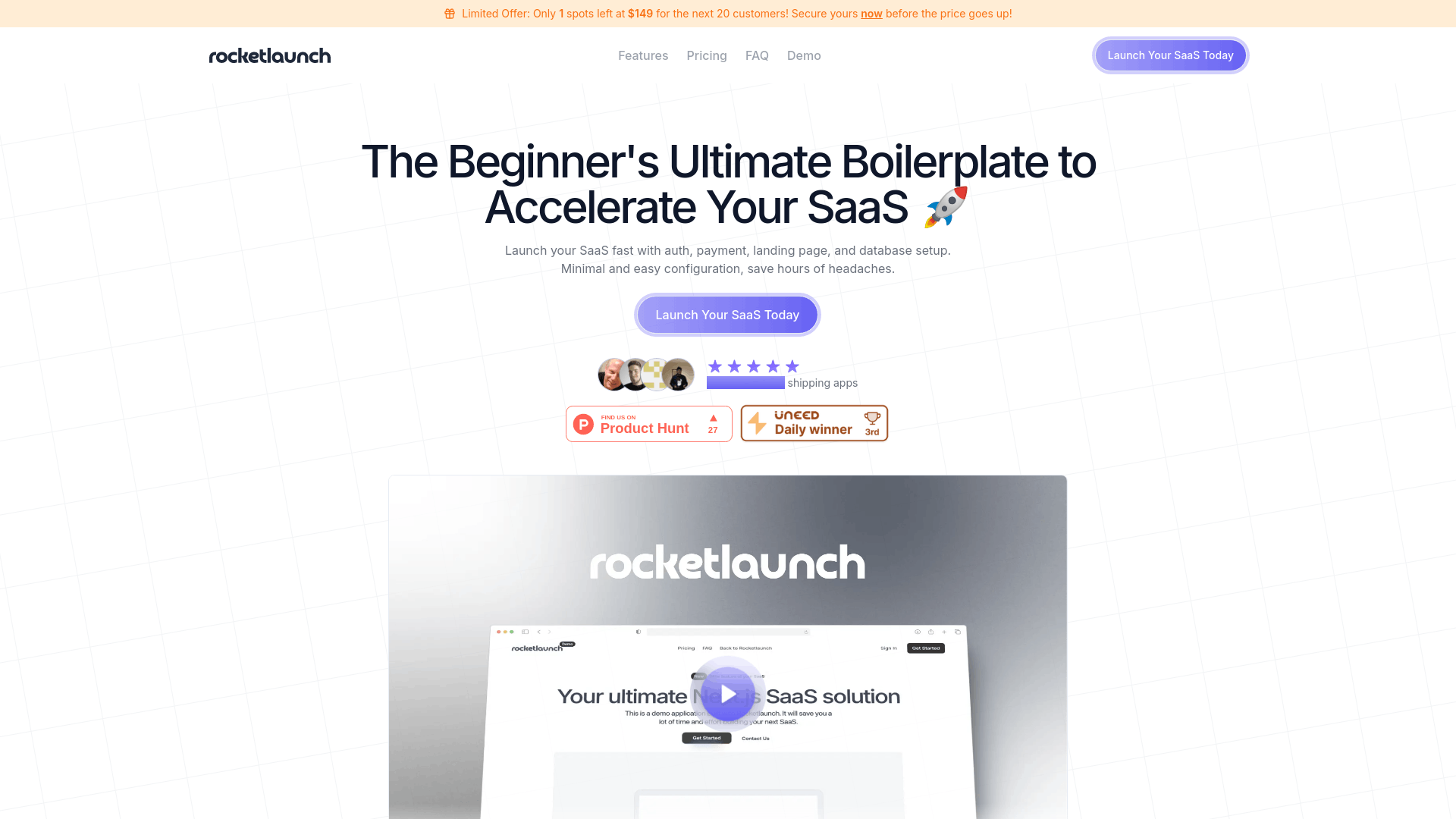 Screenshot of Rocket Launch