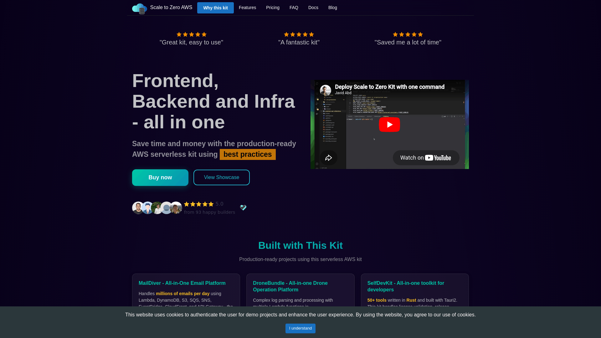 Screenshot of Scale To Zero AWS