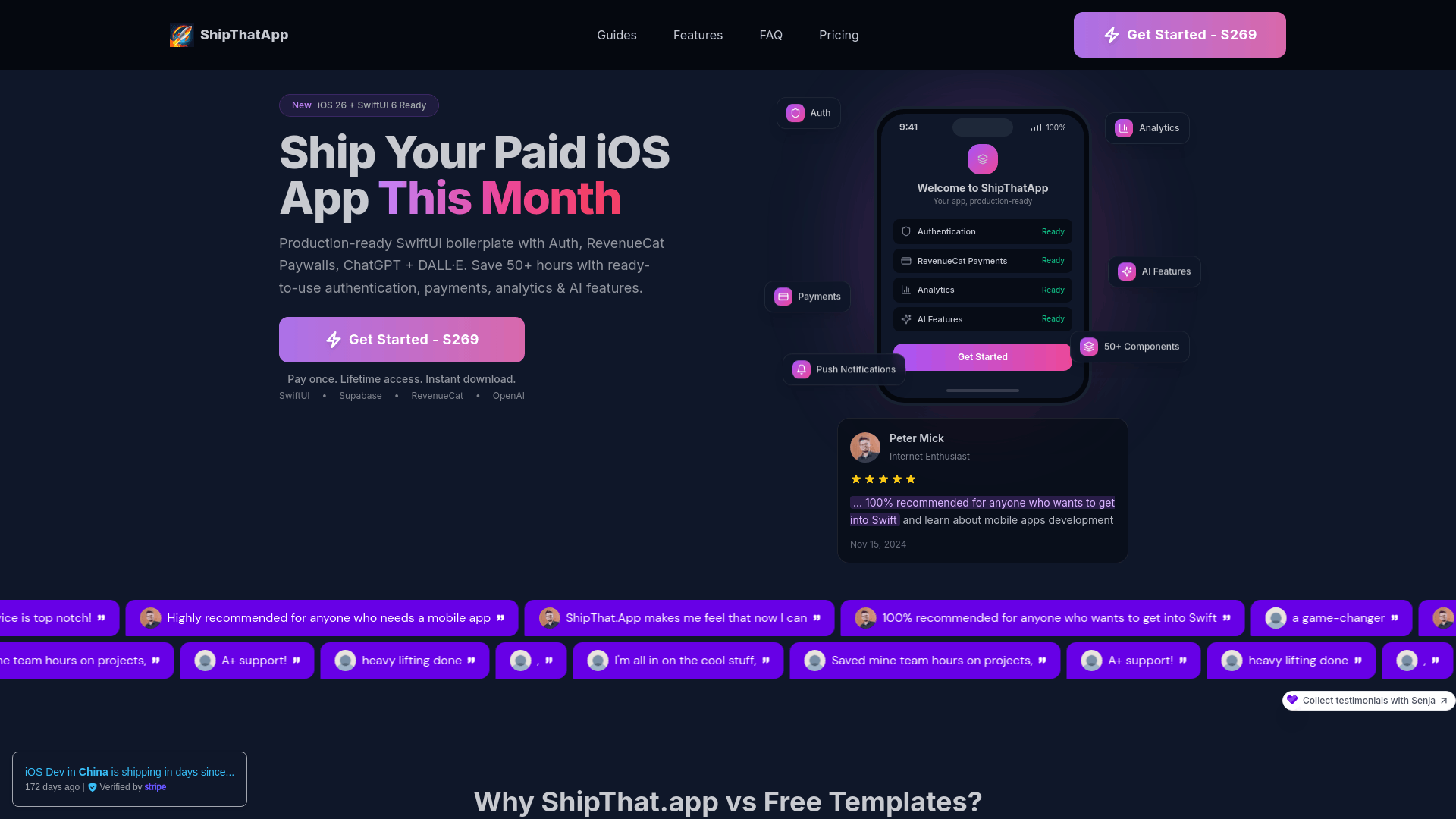 Screenshot of ShipThatApp