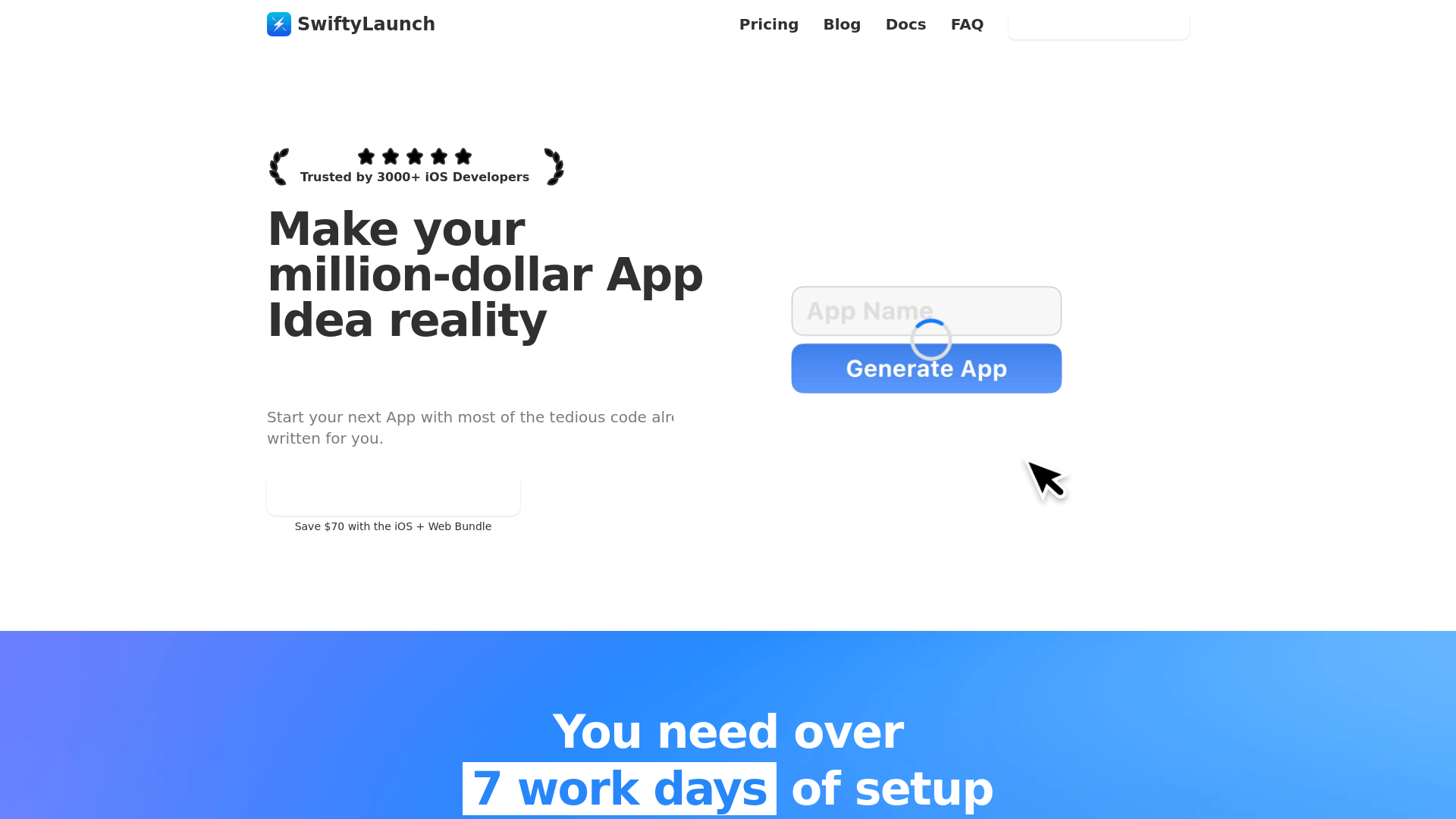 Screenshot of SwiftyLaunch