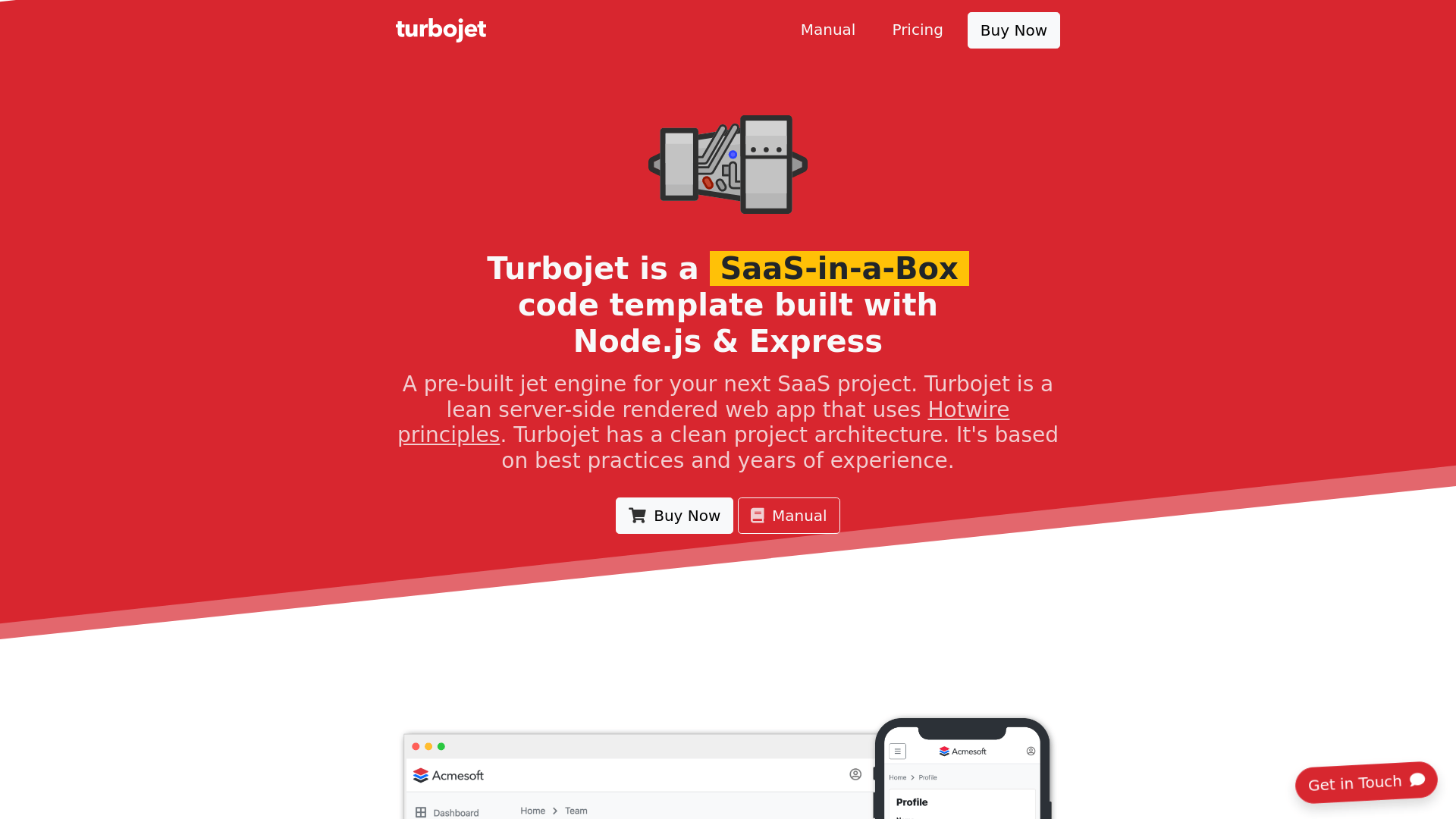 Screenshot of Turbojet