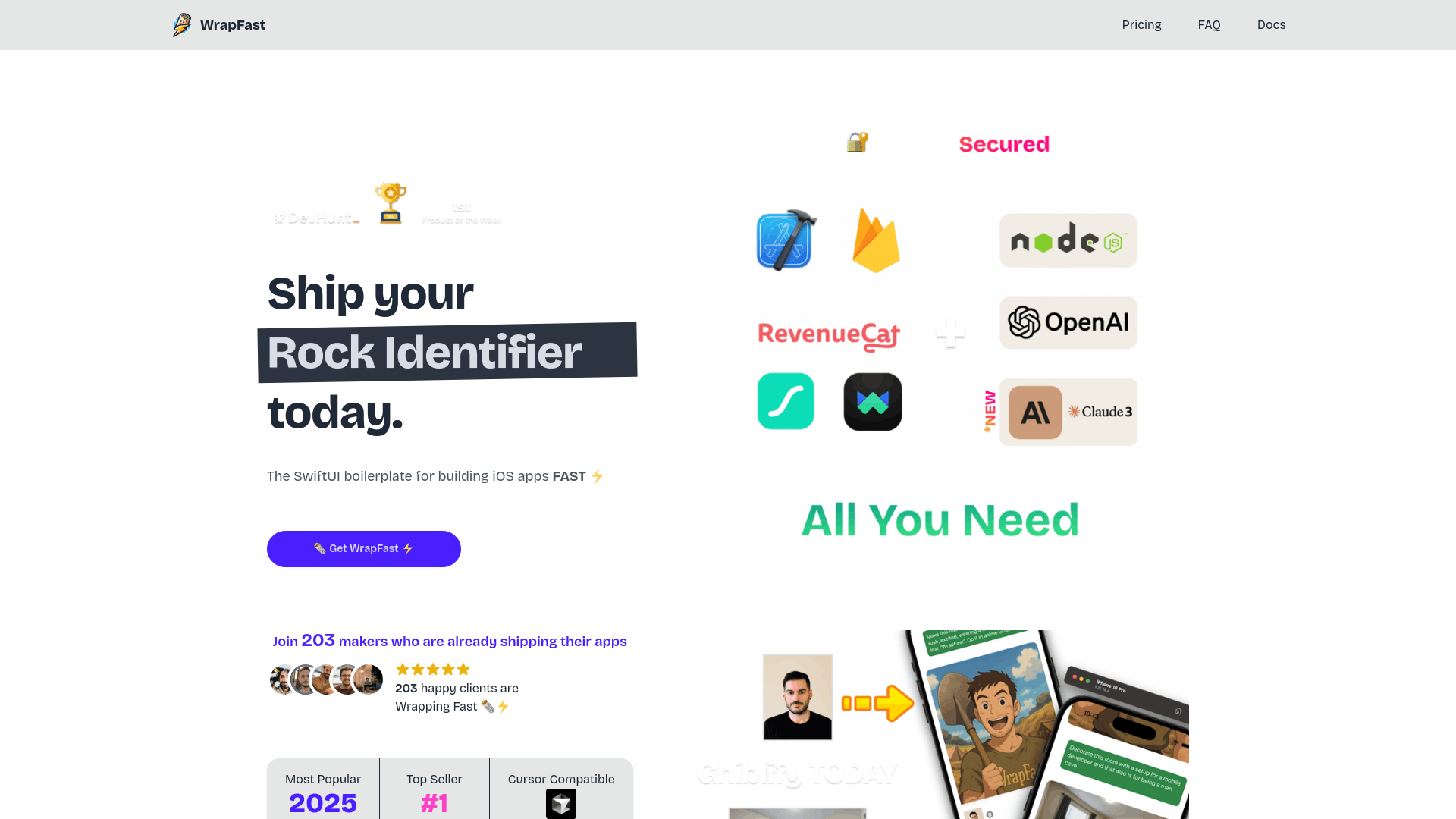 Screenshot of Wrapfast