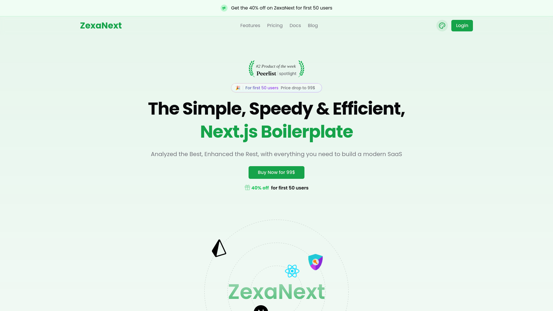 Screenshot of Zexa Next
